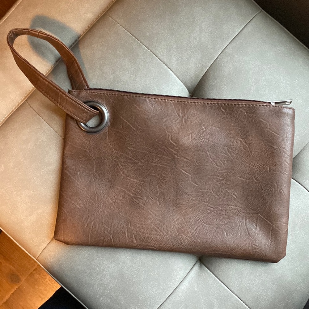 Wristlet/Clutch Brown